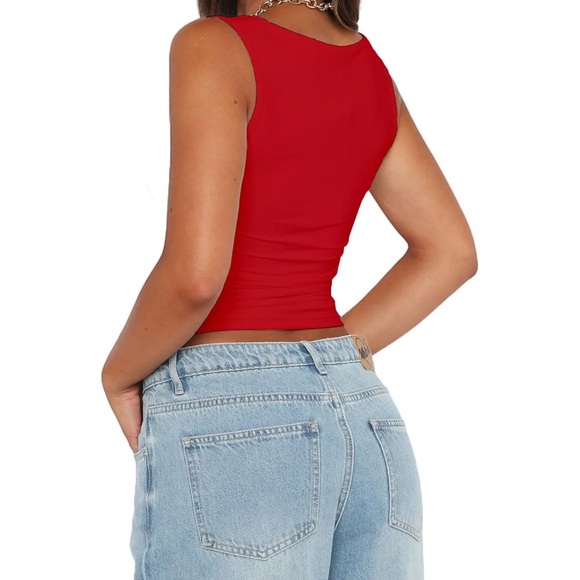 Square Neck Tank Top - Picture 2 of 6